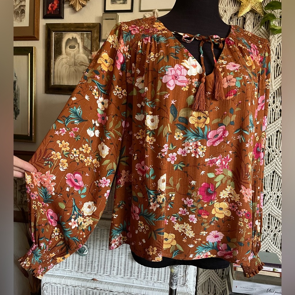 Anthropologie boho top - Picture 7 of 9